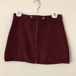 Maroon LA HEARTS Skirt Size S